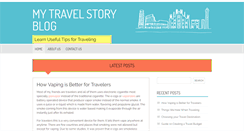 Desktop Screenshot of mytravelingstory.com